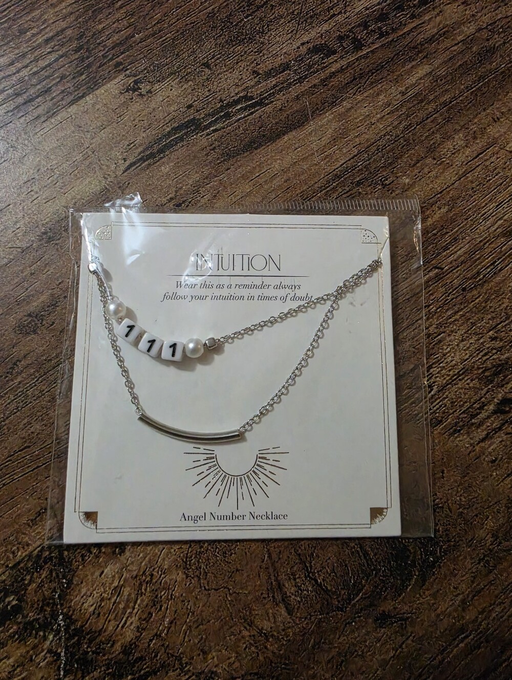 Intuition Angel Nunber Necklace